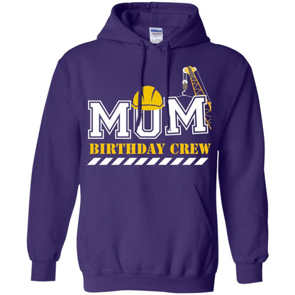 Mom Birthday Crew Mommy T-shirt Purple