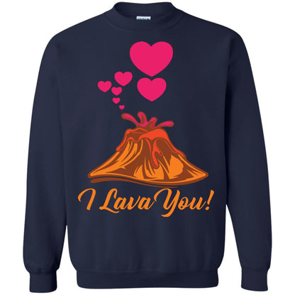 Valentines Day T-shirt I Lava You Navy