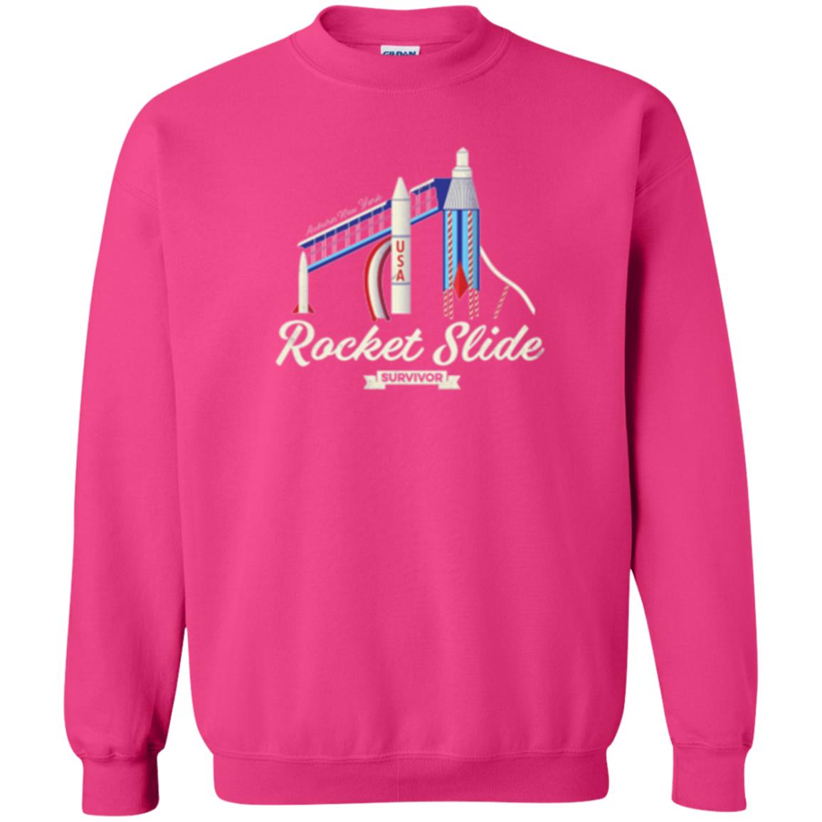 I Survived The Rocket Slide T-shirt Heliconia