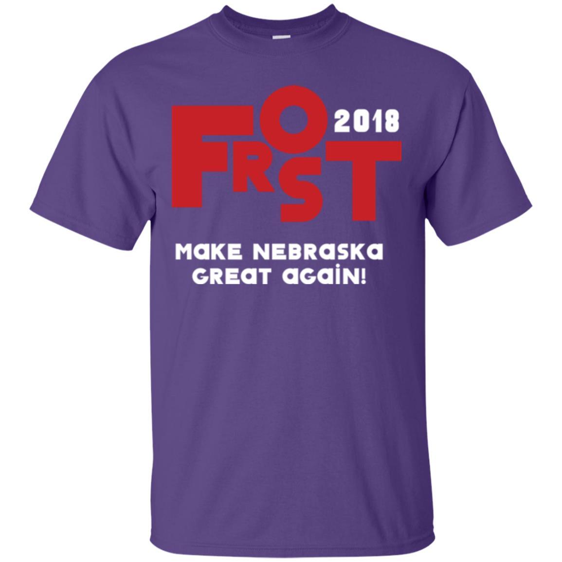 Frost 2018 Make Nebraska Great Again T-shirt Purple