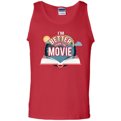 Im Better Than The Movie Bookworm T-shirt Red