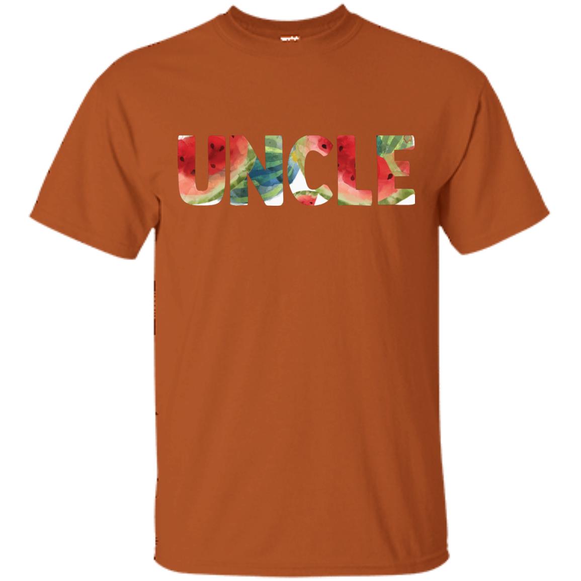 Uncle Watermelon Funny Summer Melon Fruit Shirt For Uncle Texas Orange