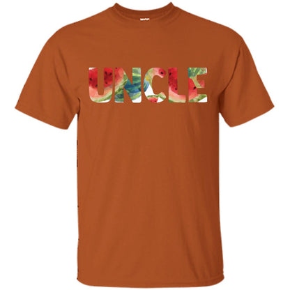 Uncle Watermelon Funny Summer Melon Fruit Shirt For Uncle Texas Orange