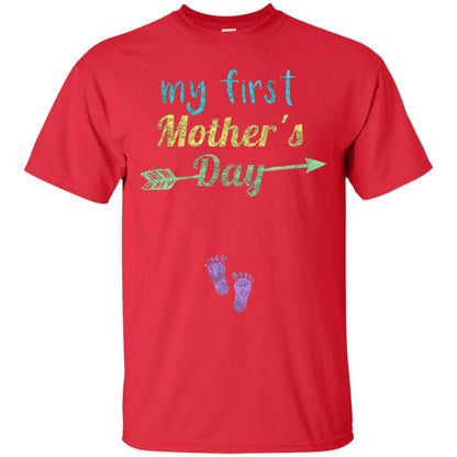 My First Mother's Day Mommy T-shirt Red