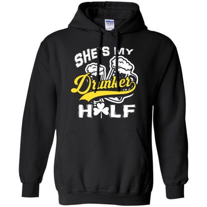 She's My Drunker Half Saint Patrick's Day T-shirt Black