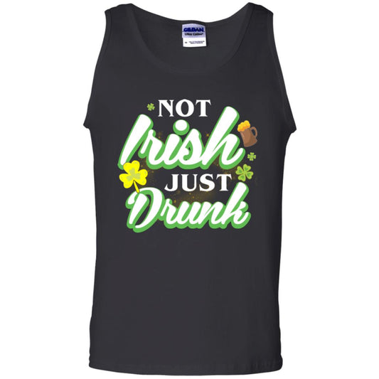 St. Patrick's Day T-shirt Not Irish Just Drunk Black