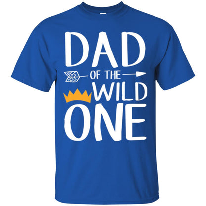 Dad Of The Wild One Daddy T-shirt Royal