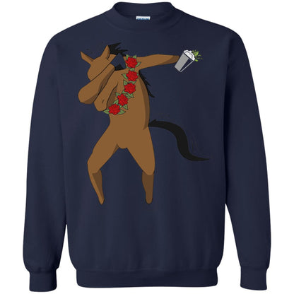 Derby Party 2018 Funny Dabbing Horse Shirt Navy