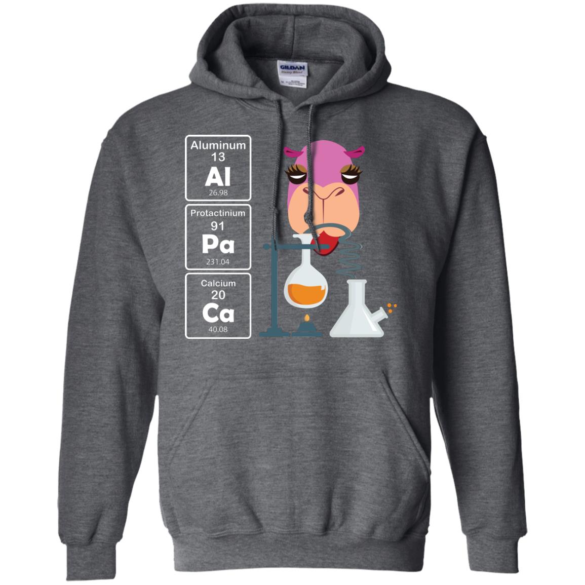 Al-pa-ca Funny Element Chemistry Alpaca Lover Shirt Dark Heather