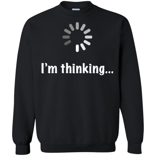 Funny T-shirt I_m Thinking Black