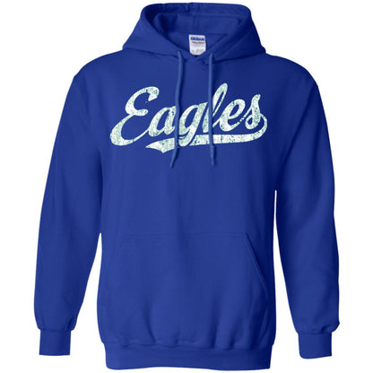 Eagles Mascot T-shirt Vintage Sports Name Royal