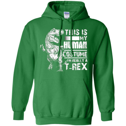Dinosaus T-shirt This Is My Human Costume Shirt Human Irish Green