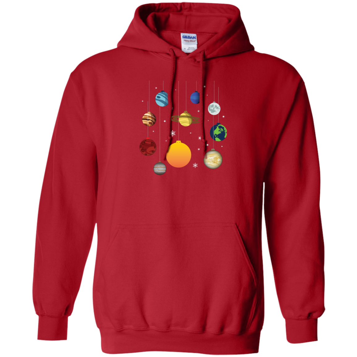 Christmas T-shirt Joy To Universe Christmas Red