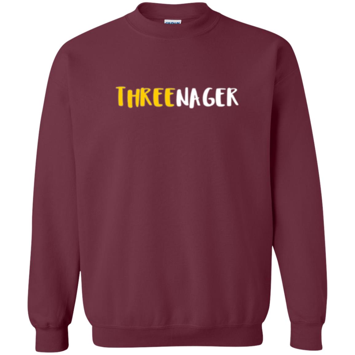 Threenager T-shirt Maroon
