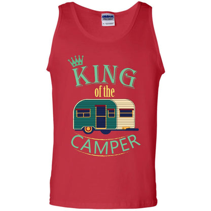 King Of The Camper Camping Lover Shirt Red