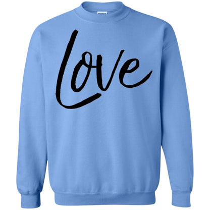 Black Love T-shirt Valentine_s Day Carolina Blue