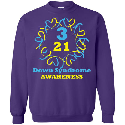 Down Syndrome Awareness T Shirt Purple