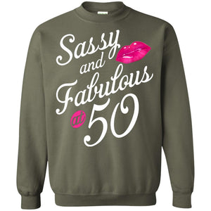 50th Birthday T-shirt Sassy And Fabulous At 50
