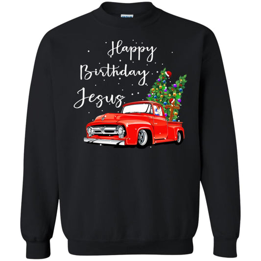 Happy Birthday Jesus Christian Christ X-mas Gift Shirt Black