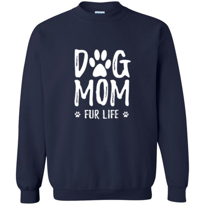 Dog Lover T-shirt Dog Mom Fur Life T-shirt Navy