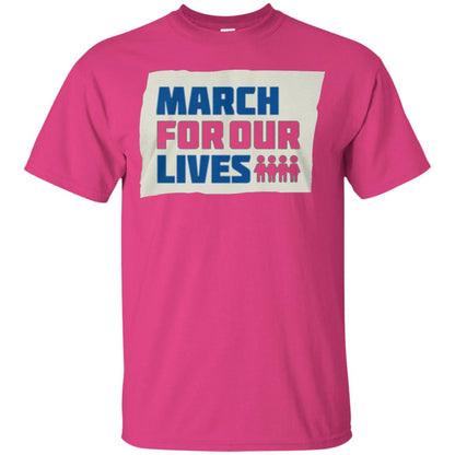 March For Our Lives Anti Gun T-shirt Heliconia