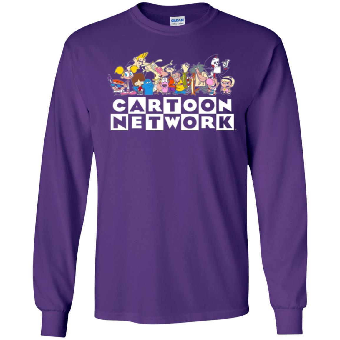 Cartoon T-shirt Classic Character Feature T-shirt Purple