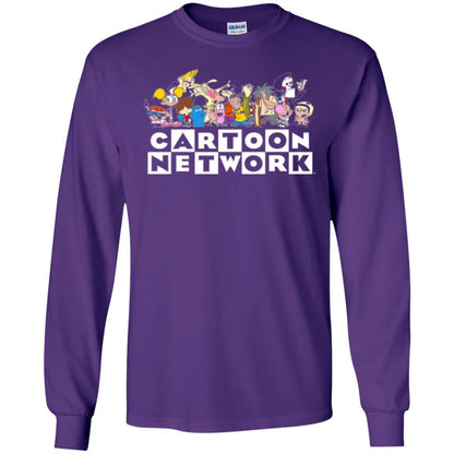 Cartoon T-shirt Classic Character Feature T-shirt Purple