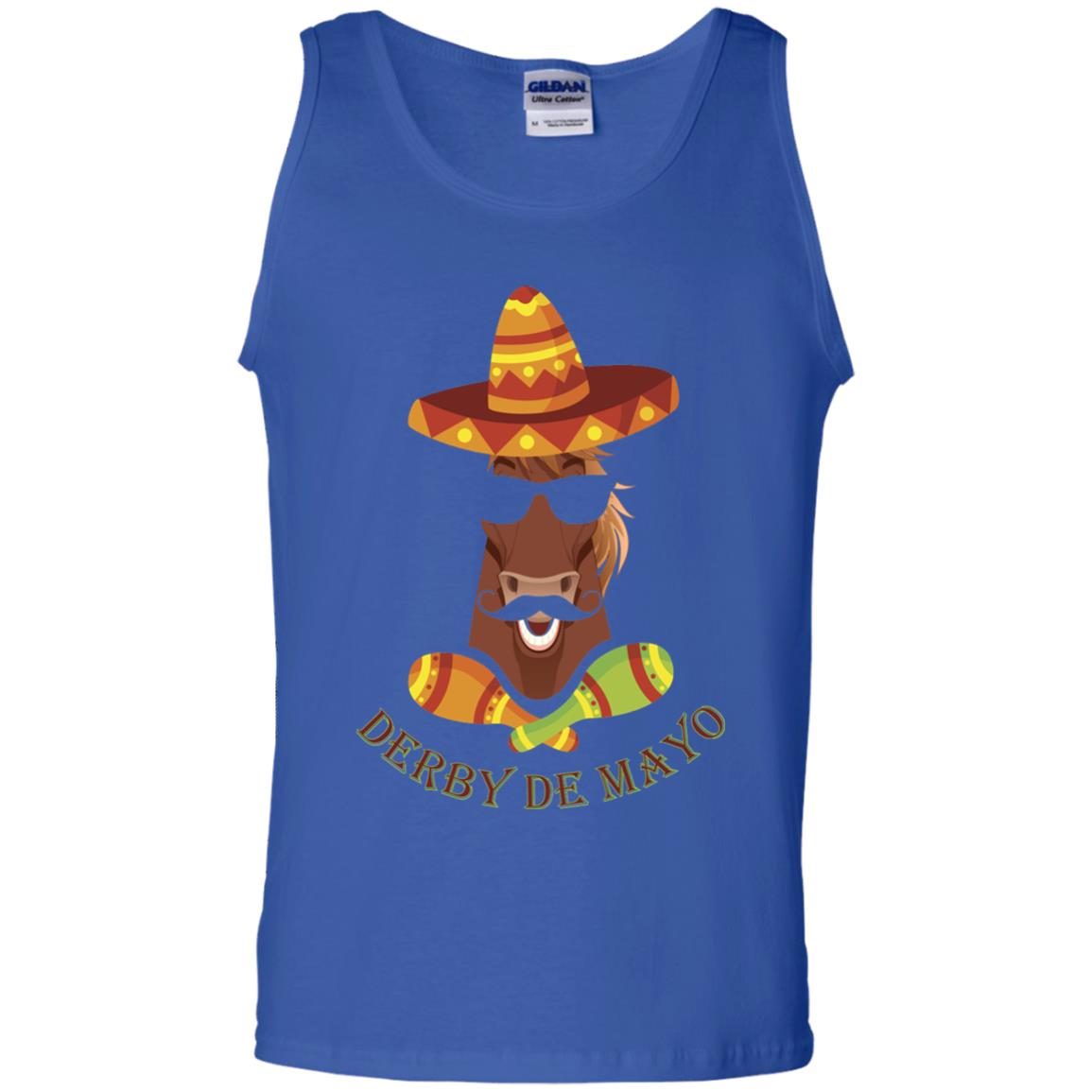 Derby De Mayo Kentucky Horse Race Sombrero Mexican T-shirt Royal
