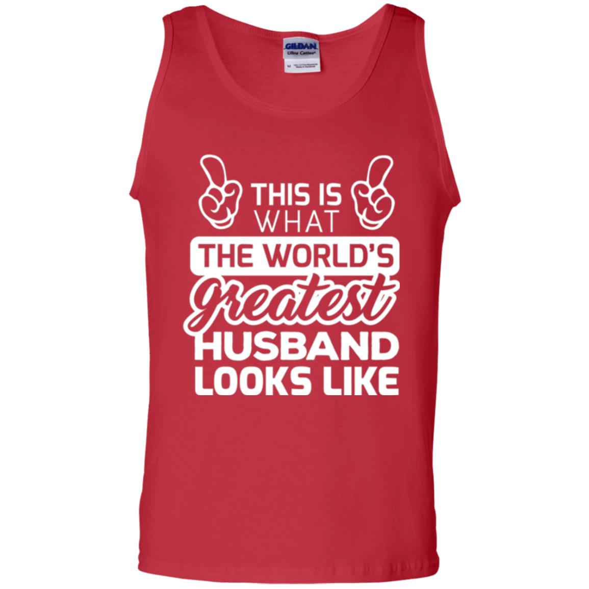 World's Greatest Husband Best Husband Ever Looks Like T-shirt Red