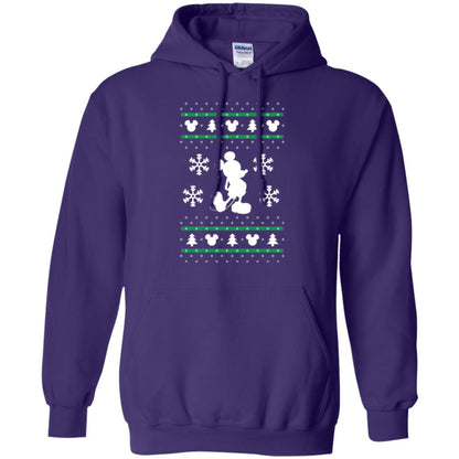 Christmas T-shirt Mickey Mouse Purple