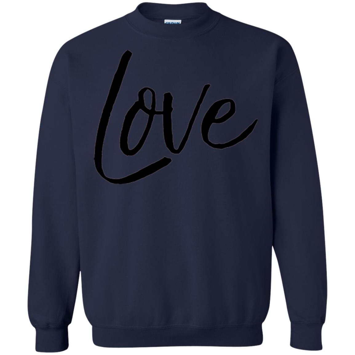 Black Love T-shirt Valentine_s Day Navy