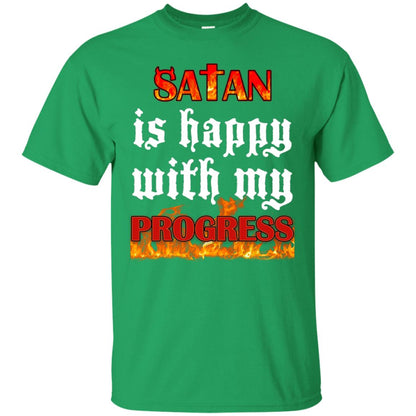 Santa Is Happy With My Progress Shirt Irish Green