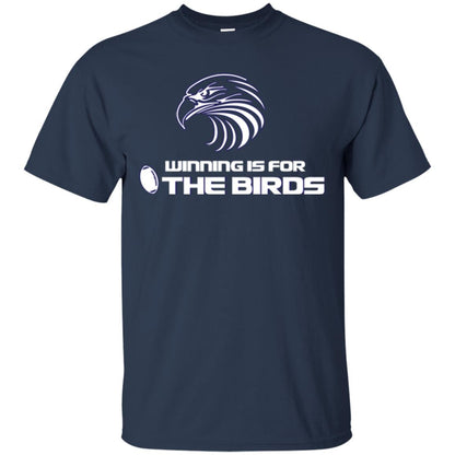 Football T-shirt Winning Is For The Birds Navy