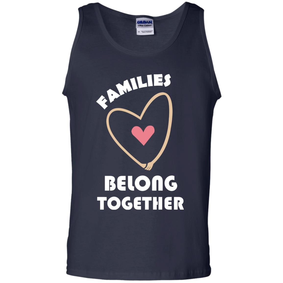 Families Belong Together Shirt For Members Of Family Navy