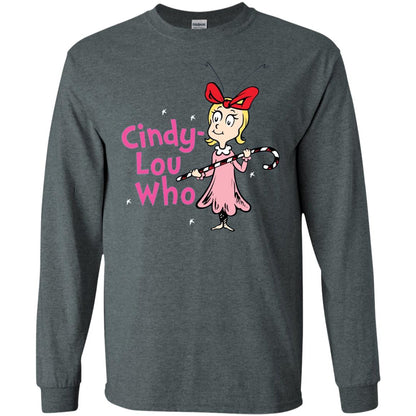 Dr. Seuss Cindy-lou Who T-shirt Dark Heather
