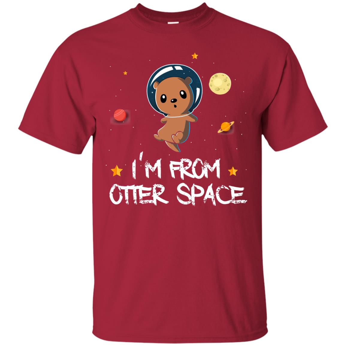 I_m From Otter Space Lovely Otter T-shirt Cardinal