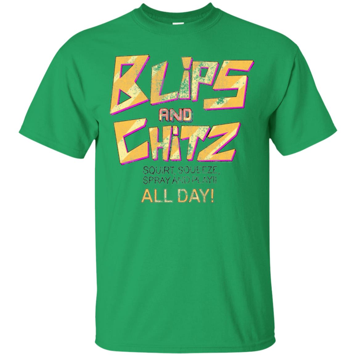 Cartoon T-shirt Vintage Blips And Chitz Irish Green