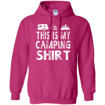 Funny Camper Gift T-shirt This Is My Camping Shirt Heliconia