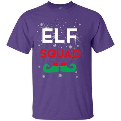 Christmas T-shirt Elf Squad Purple
