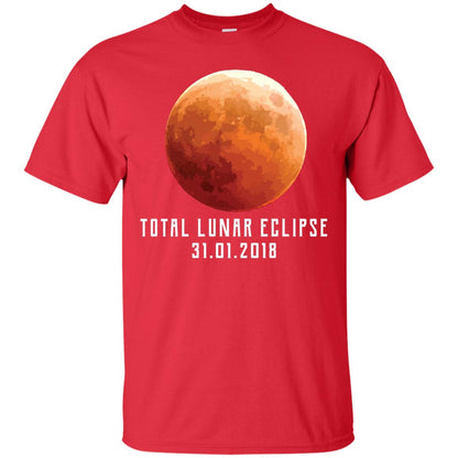 Total Lunar Eclipse Shirt 2018 Astronomy Gift Blood Moon Red