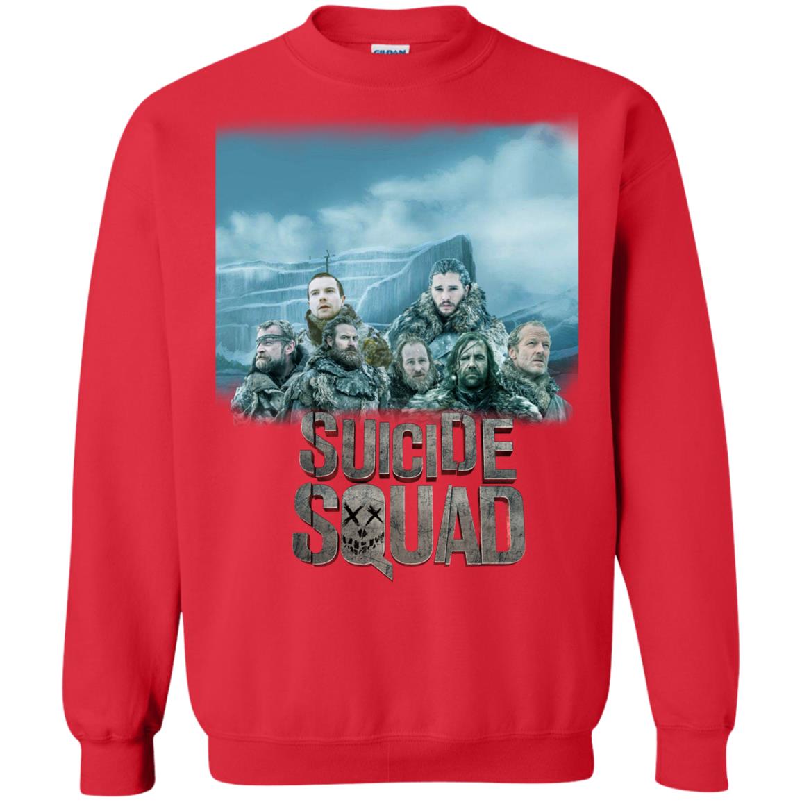 Suicide Squad Game Of Thrones Version T-shirt Red