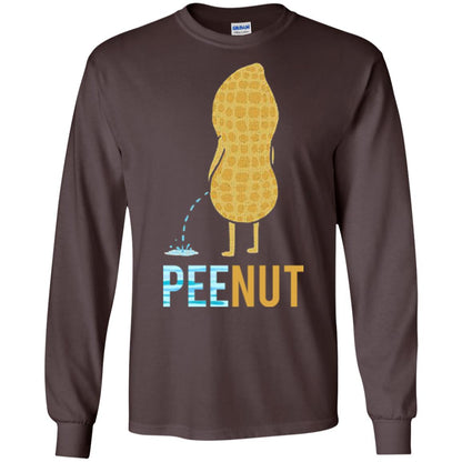 Funny Peenut Gift Shirt For Cool Boys Dark Chocolate