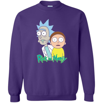 Film T-shirt Rick And Morty Stunned Purple