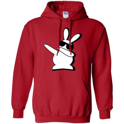 Dabbing Hip Hop Bunny Easter Dab Rabbit Dance T-shirt Red