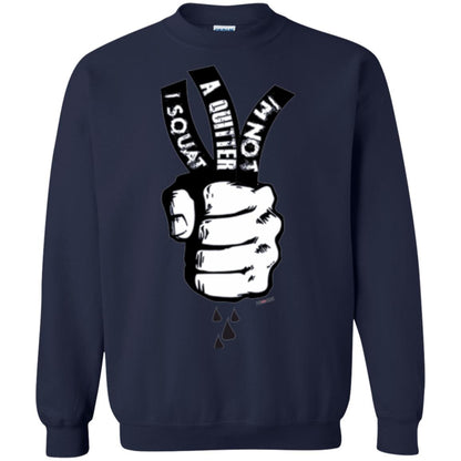 Fitnoquit T-shirt Im Not A Quitter Im Squat Gym Navy