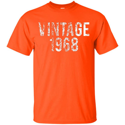Vintage 1968 50th Birthday Shirt Orange