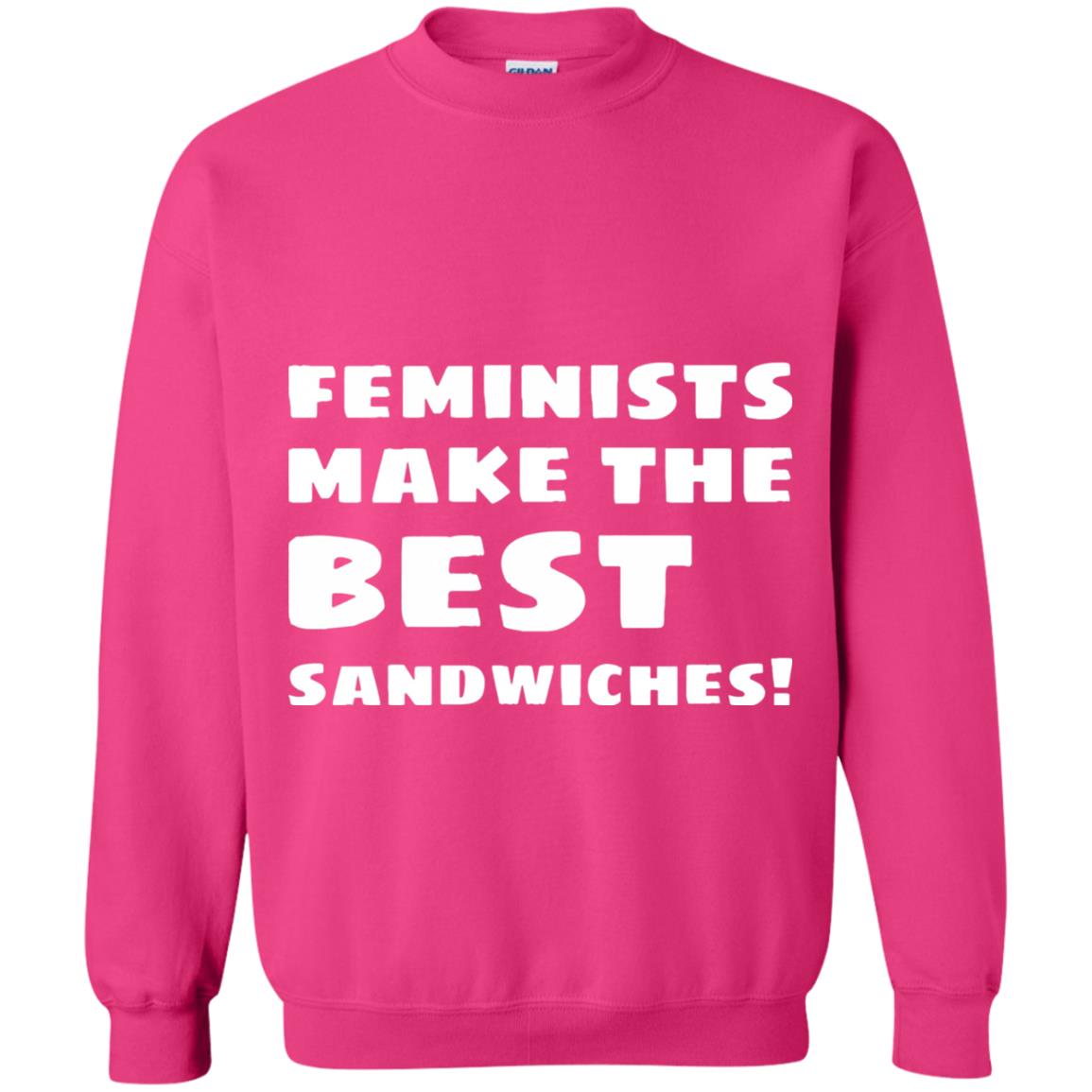 Feminists Make The Best Sandwiches Conversation T-shirt Heliconia