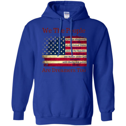 Americans We Are People Are Dreamers Too T-shirt Royal
