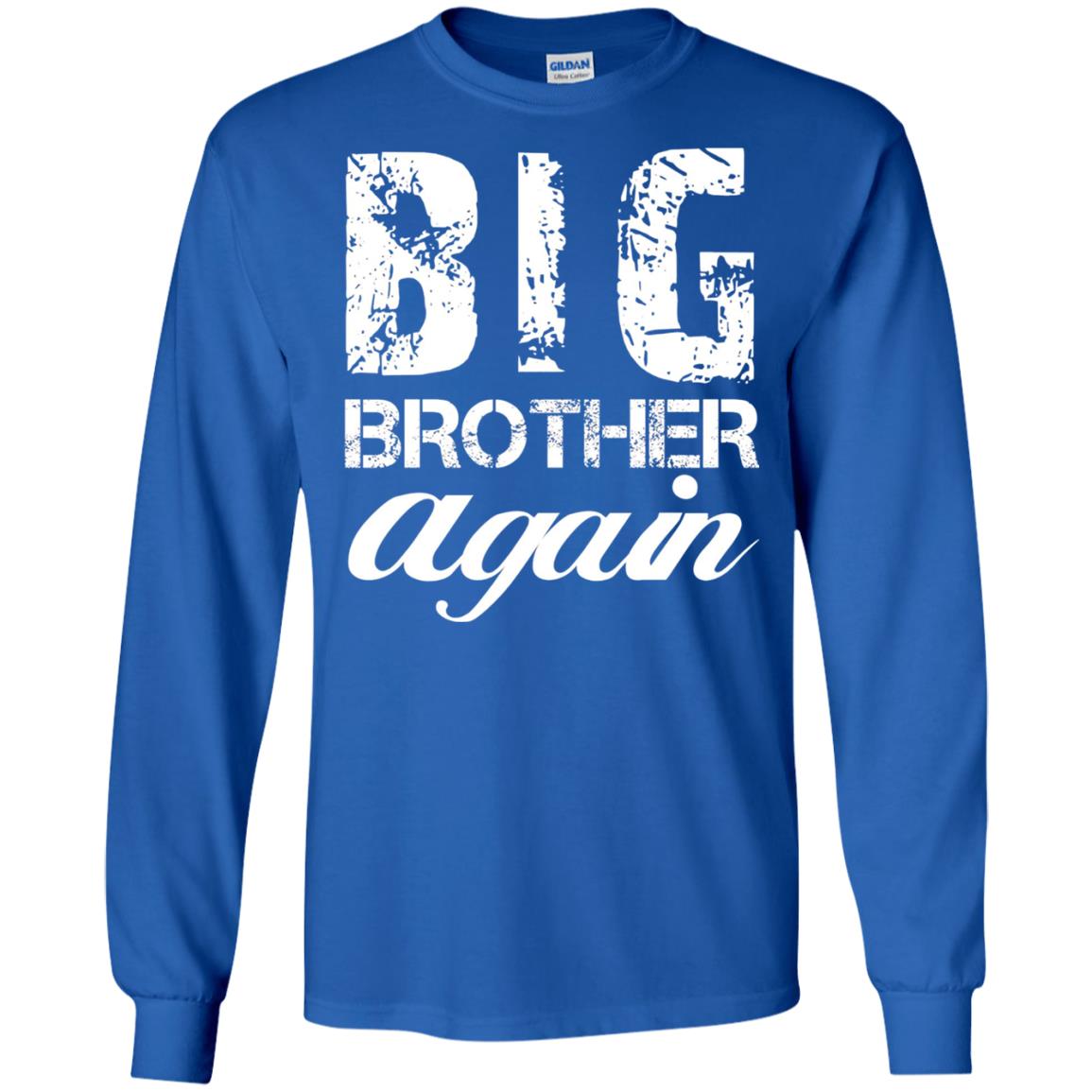 Big Brother Again T-shirt New Baby Royal