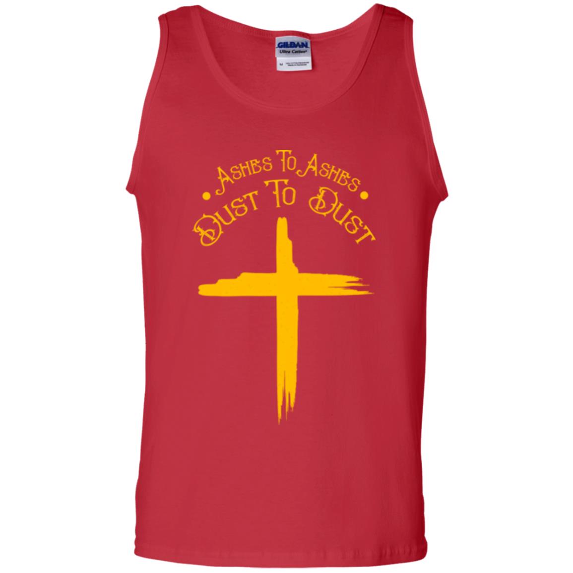 Christian T-shirt Ashes To Ashes Dust To Dust Red